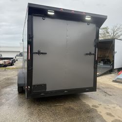 Trailer Enclosed 7 X 16 Polycore 0.80 Only Cash Zelle 