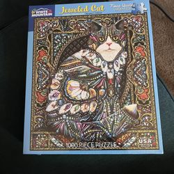 Jeweled Cat Puzzle 