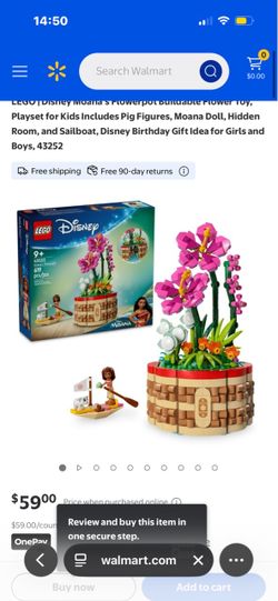 LEGO Disney Moana's Flowerpot Set 43252