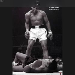 Ali Liston Vintage Poster