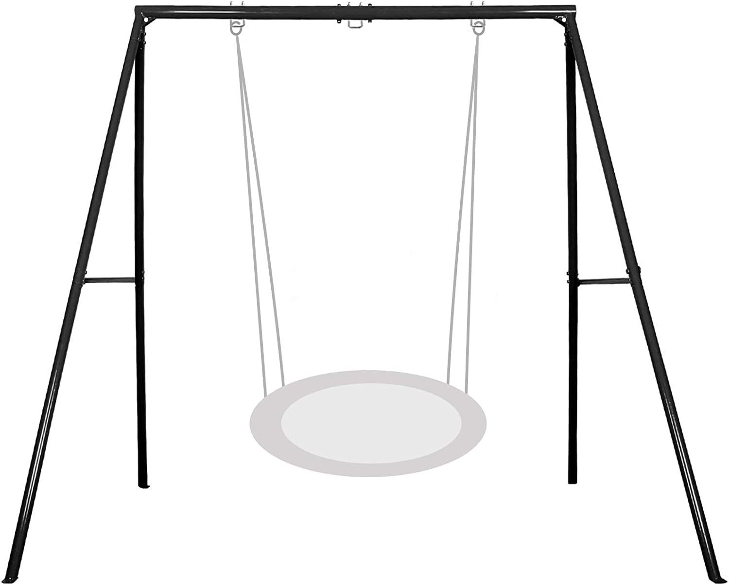 Heavy Duty Metal Swing Frame, Extra Large Swing Stand for Kids and Adults, Supports up to 440 LBS, Fits for Most Swings, Great for Indoor and Outdoor 