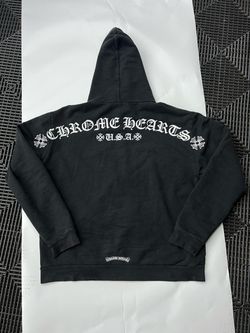 Chrome Hearts USA T-Bar Zip Up Thermal Hoodie Size Large