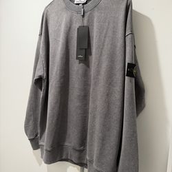 Stone Island Grey Crewneck Sweater