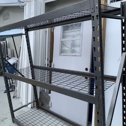 Industrial Shelving (Heavy Metal Rack) 77” X 72”