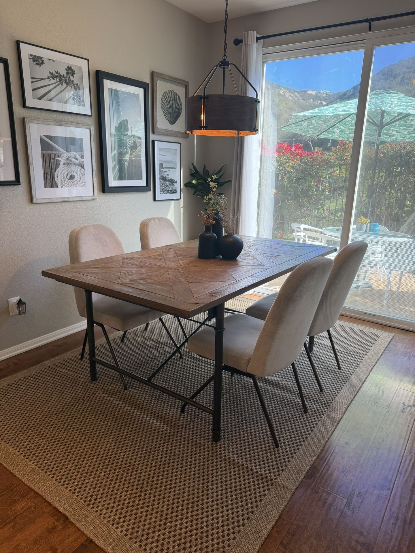 Gorgeous RH Style Dining Table Set