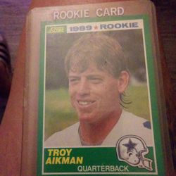 1989 Troy Aikman Rookie Card