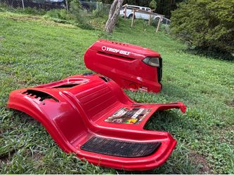 Troy-Bilt Bronco Hood & Dash Console/Footrest Body Panels – Good Condition
