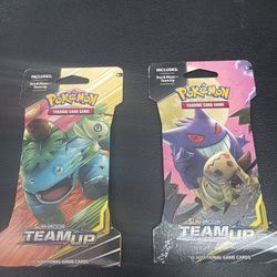 Pokemon Team Up Sleeved Booster Packs New 