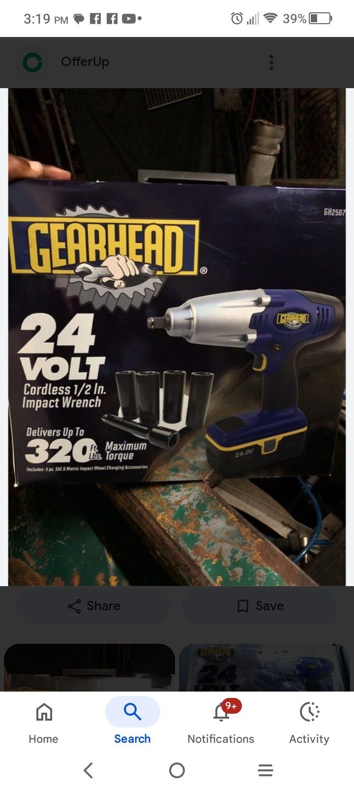 Gearhead Impact 24 Volt