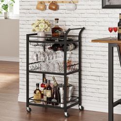 TUTOTAK Bar Cart Good For Small Areas
