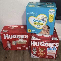Brand New Size 1 Diapers