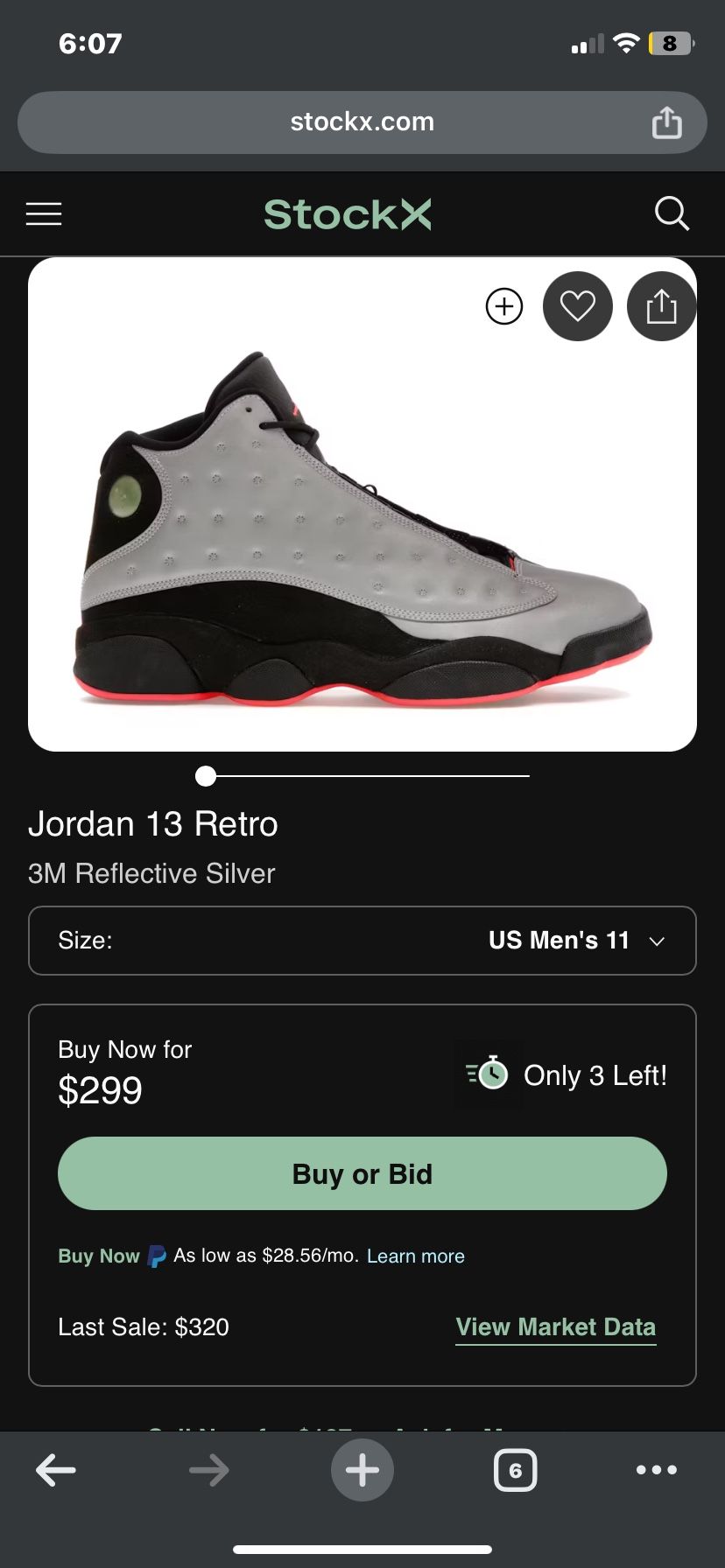 Jordan 13 Size 11