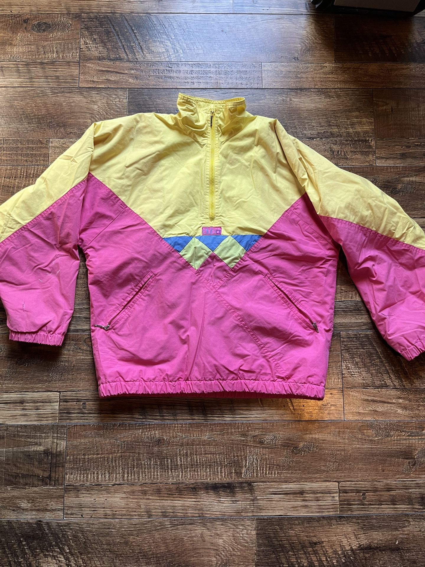 80’s Women’s Club A bright colored windbreaker jacket