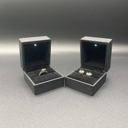 Green Ring And Earring Combo