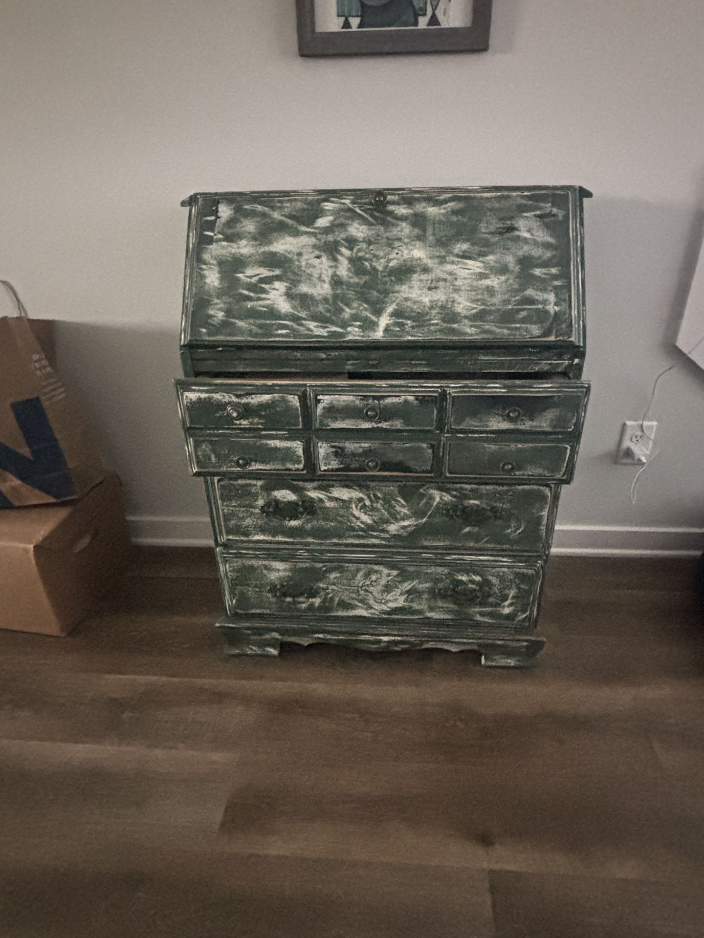 Vintage Secretary Desk 