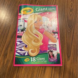 Barbie Poster Size Coloring Book 
