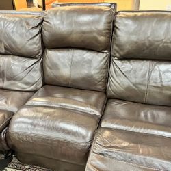 Leather Electric Sofa