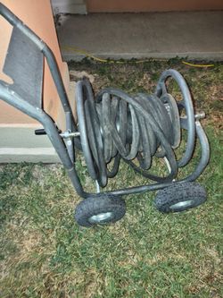 Hose Reel Cart, Hose Cart with Wheels Heavy Duty,