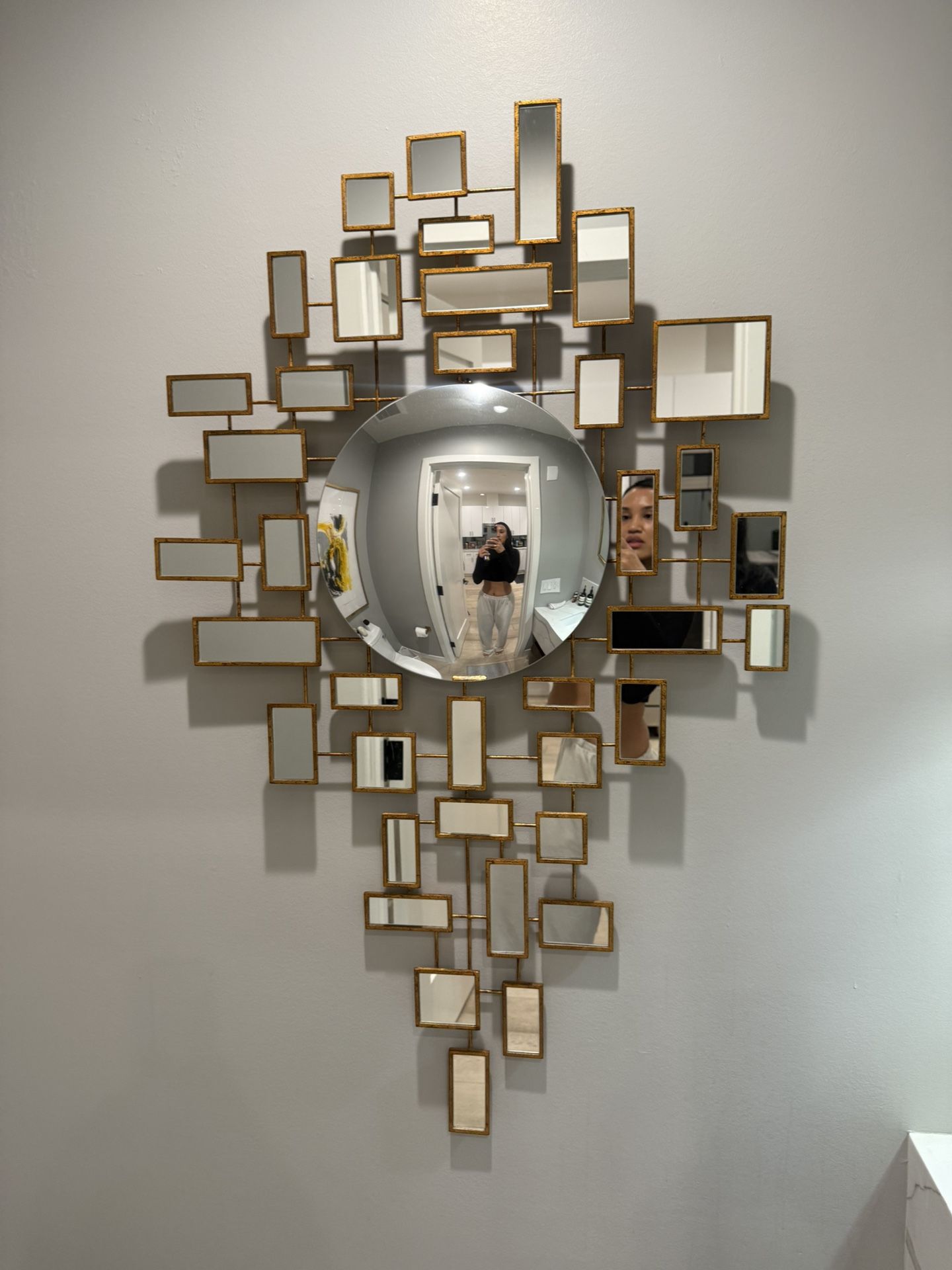 Designer Abstract Mirror