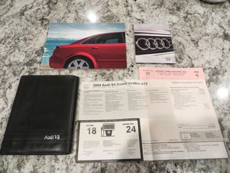 2004 Audi a4/s4/Cabriolet Dealership Brochure