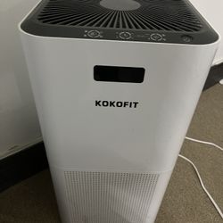 Kokofit Air Purifiers for Home, H13 True HEPA Filter, Allergies Pets Hair Dust Odor Smoke Mold Pollen, 26dB Smart Silent Sleep Mode, White. Regular pr