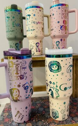 40oz Insulated Tumblers With Stainless Steel Straw !! 