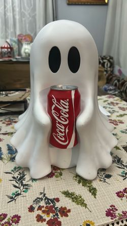 Ghost with Coca-Cola can