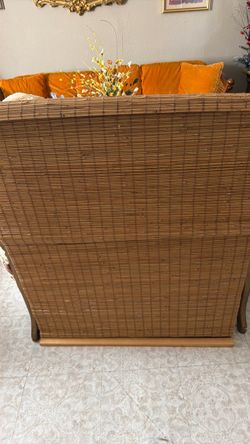 Bamboo Roll-Up Window Blind