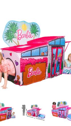 Barbie Dream house 7” Pop up Play Tent Includes 20 Plastic Balls Brand New