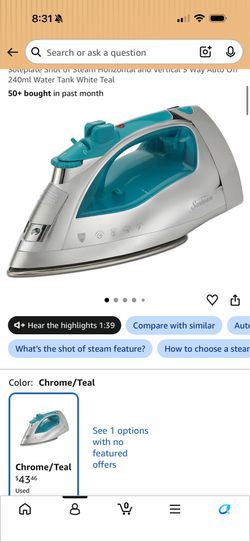 Sunbeam Iron and Ironing board