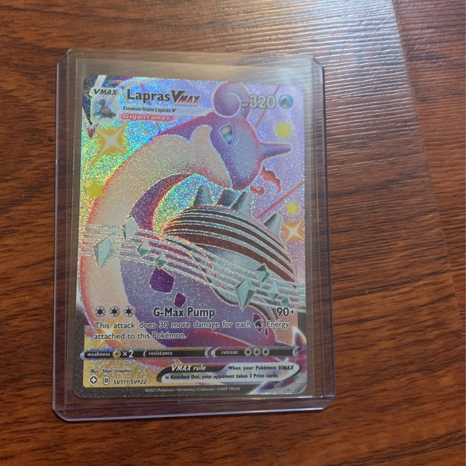 Pokémon Cards Shiny Lapras Vmax Shining Fates