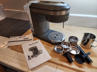 KitchenAid Semi-Automatic Espresso Machine KES6403 – $149 OBO!  Moving in 1 week – must sell fast!