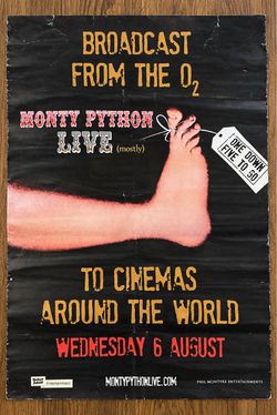 Monty Python 2014 Original Double-Sided Movie Poster 26x39