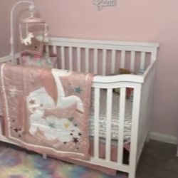 3in1 Crib W/ Mattress (never used)