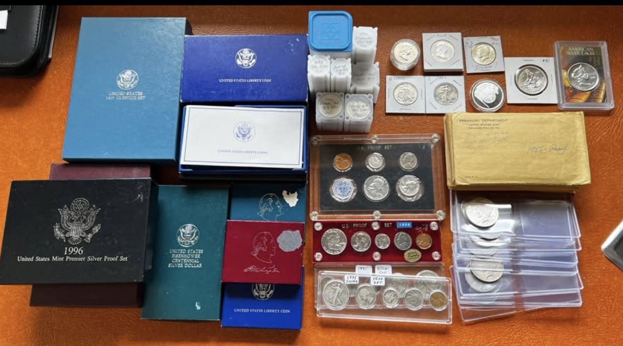 Massive Silver Coin Lot Proof Sets Graded Morgan Dollars
