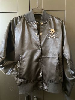 Satin Style Bomber Jacket