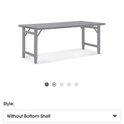 Steel Assembly Table without Bottom Shelf - 72 x 30"(used)...workbench