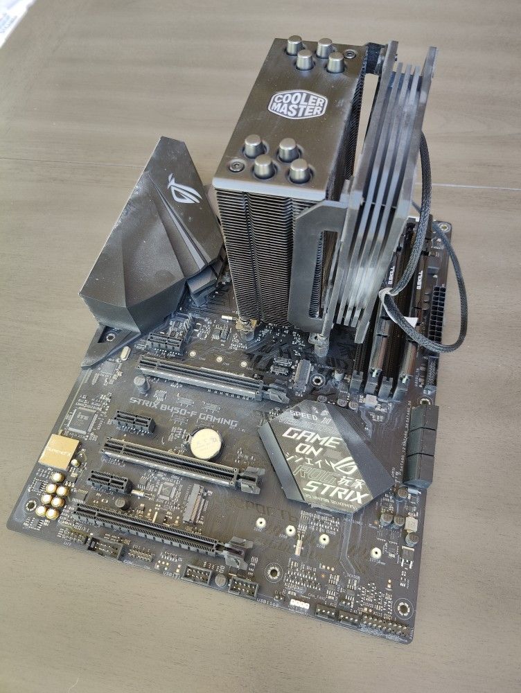 B450-F ROG STRIX Gaming Motherboard with GeForce GTX 1660 Video Card and AMD Ryzen 5 3600 CPU