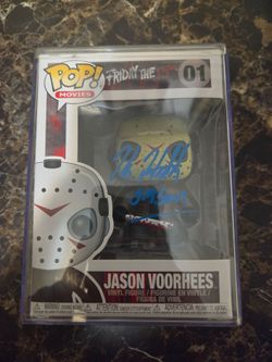 Jason Voorhees Kane Hodder Friday the 13th Autographed Signed Funko POP #01