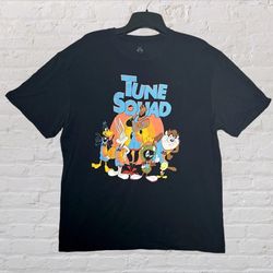 Space Jam A New Legacy Tune Squad Looney Tunes Men's XXL Black Graphic T-Shirt