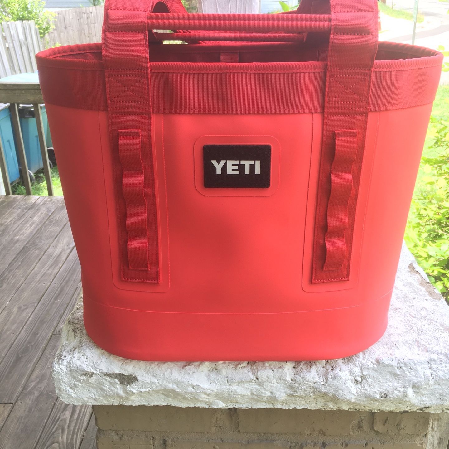 coral yeti camino bag Coolers Carryall 35 2.0 Colorblock Papaya/Beekeeper/Peach  NRS durable tote built for adventures on or off the grid New and used Camino-bag-yeti for