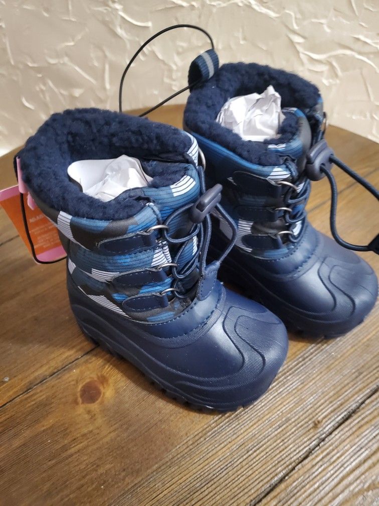 Member's Mark Toddler Boy's Pull On Insulated Snow Boots w/ Bungee Closure
Sz 7/8