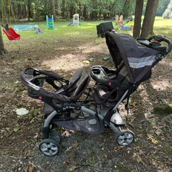 Double Baby Stroller 
