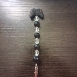 Black Xbox Controller Beaded Roach Clip 