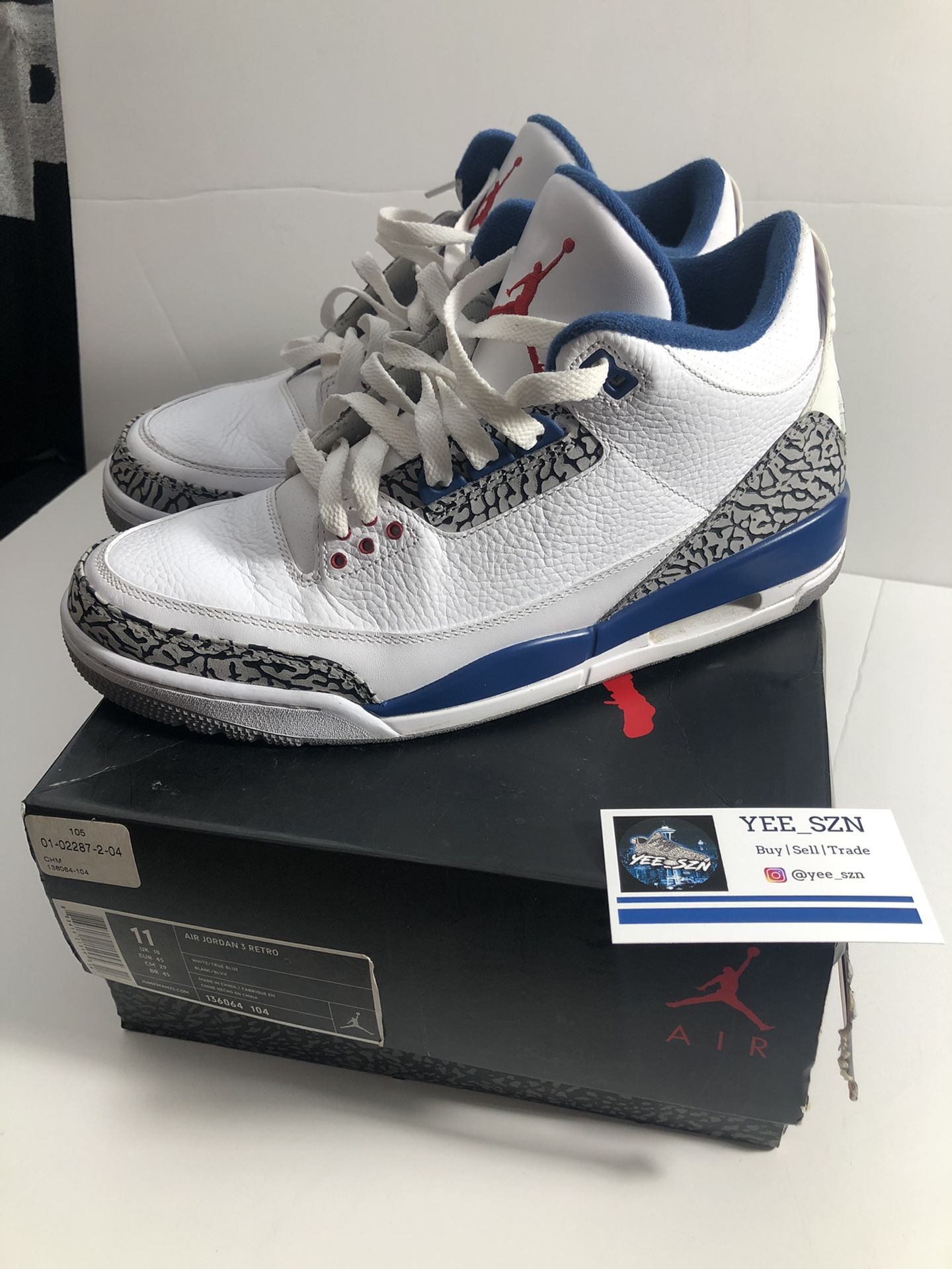 Nike air Jordan true blue size 11 used