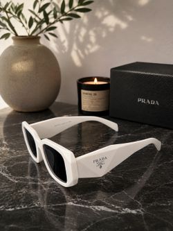 White Prada Sunglasses