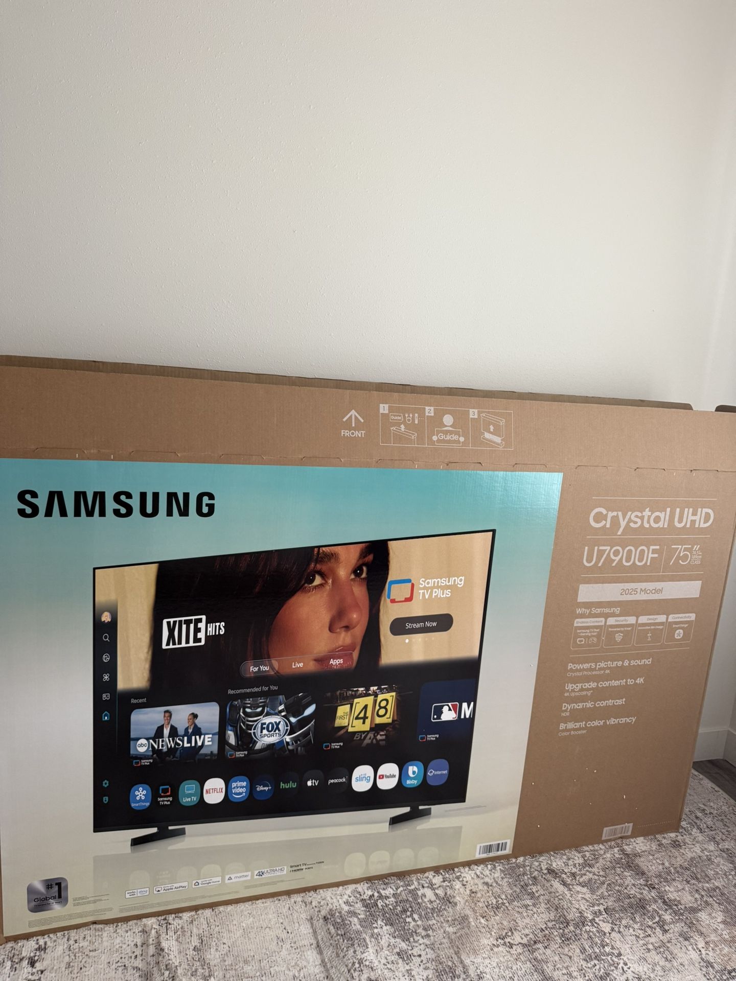 FREE 75 INCH TV BOX 