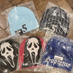 Supreme SS26’ week 5 Ghost Face Beanie, Devil S Logo 