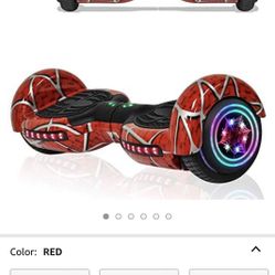 Hoverboard for Kids Adult Spider Self Balancing Hoverboard with LED Lights Wheels Bluetooth Speaker UL 2272 Certified Hover Board