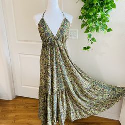 Women Ladies Boho Floral Maxi Dress Cocktail Party Evening Summer Beach Sundress one size 
